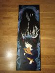 Skräckmåleri i akryl på uppspänd duk 120x40 cm