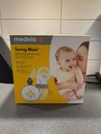 Medela swing maxi elektrisk dubbelbröstpump med tillbehör 