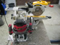 DeWalt Kap- och gersåg + Meec Handöverfräs.