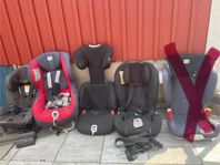 Bilbarnstolar flera varianter