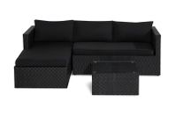 3 sits soffa med bord 