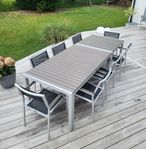 Matgrupp Brafab, 2 bord, 8 stolar