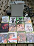 Xbox 360 med 14 spel