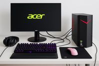 Gaming-Setup – RTX 2060, i5, 144Hz-skärm + Razer tillbeh