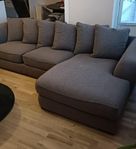 Brun divansoffa från mio