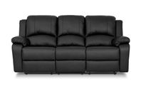 Reclinersoffa 3 sits Konstläder Fällbar soffa (Ny pris 849