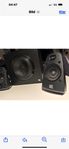1studiomonitor bas + 2sidosystem Diskanter JBL svarta