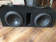 BRL Baslåda med Rockford P2 (2 x 10”) samt slutsteg