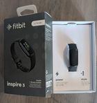 Fitbit Inspire 3 Aktivitetsarmband svart träning kvitto