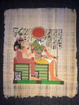 Handmålade Papyrus Tavlor