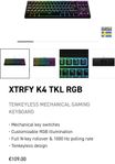 Tangentbord Xtrfy K4