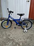 Barncykel 16 tum med stödhjul 