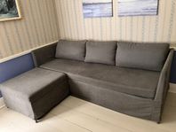 3-sits bäddsoffa IKEA Bråthult, klädsel Borred grågrön
