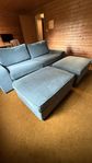 Klädsel IKEA Kivik 3-sits + 2 fotpallar: Kelinge gråturkos