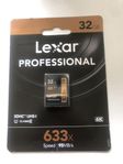 Lexar, professional, SD-kort, 32GB, 633x, 95MB/s, UH1