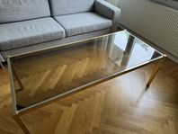 Soffbord mässing & glas