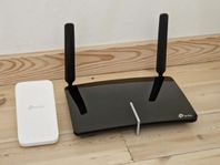 TP-Link MR600 4G+ Router + RE300 OneMesh wifi extender