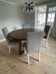 Mörbylånga matbord & 6 stolar
