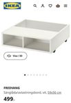 2st sänglådor ”Fredvang” från IKEA