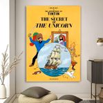 Poster - Tintin - Enhörningens hemlighet