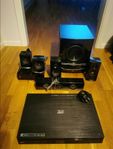 Hemmabiosystem 6.1 med blu-ray och bluetooth