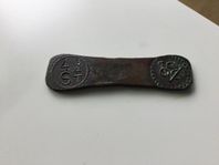 Ceylon Stuivers Bonk 4 3/4 1785 Koppar