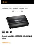 Slutsteg Ground Zero Iridium GZIA 1.600HPX-II  