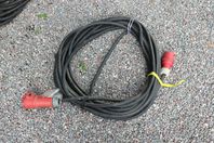 16m 32A trefasgummikabel