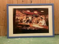 Tavla Marilyn Monroe, Elvis, James Dean, Humphrey Bogart