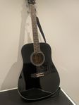 Classic Guitar - svart english spur