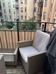 Loungestol + bord 