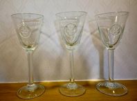 Handblåsta glas från Storsjöhyttan