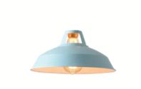 Lampskärm "Blå geometri"