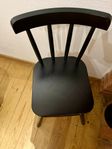 IKEA AGAM barnstol, svart