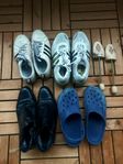 skor adidas och crocs herr