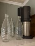Soda stream, inkl 3 flaskor samt kolsyrepatron