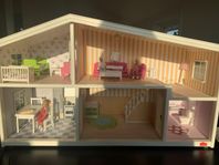 Lundby dockhus m tillbehör 