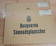 SÖMNADSPLANSCHER, 14 st, för Husqvarna.