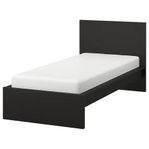IKEA MALM 90 cm sängram med förvaring – svart