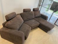 Soffa brun /Gratis leverans