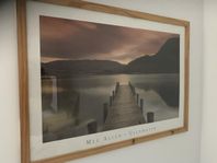 tavla ullswater av mel allén samt ram