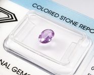 Naturlig Lila Safir — 0.76 karat