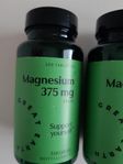 Great Earth Magnesium 375 mg 100 st kosttillskott mineraler