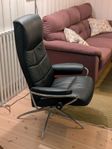 Stressless Dublin fåtölj med fotpall