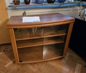 Tv / stereo bänk med roterbar skiva. 