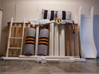 Hoppekids loftsäng 90x200 med rutschkana