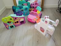 Littlest Pet Shop Hus och Barbie bil