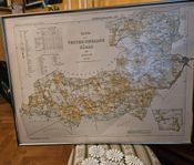 karta öfver Vester Rekarne Härad tryckt 1904