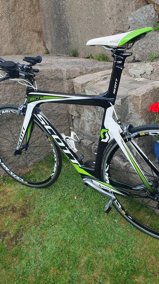 Scott plasma 2O Triathlon Cyk...