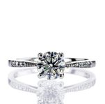 Naturlig Diamantring 1.08